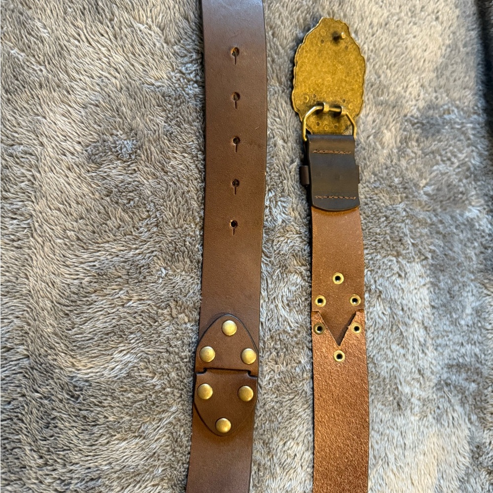 CAbi Genuine leather decorative brass buckle belt - Picture 4 of 6